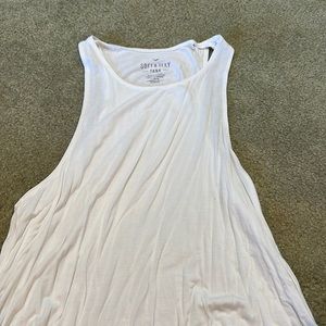 Cute summer white tank top